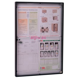 BTV  PANEL DE ANUNCIOS V-2 (4 Folios) - Negro