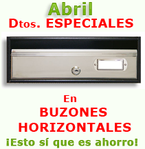 Buzones Horizontales Descuentos Especiales